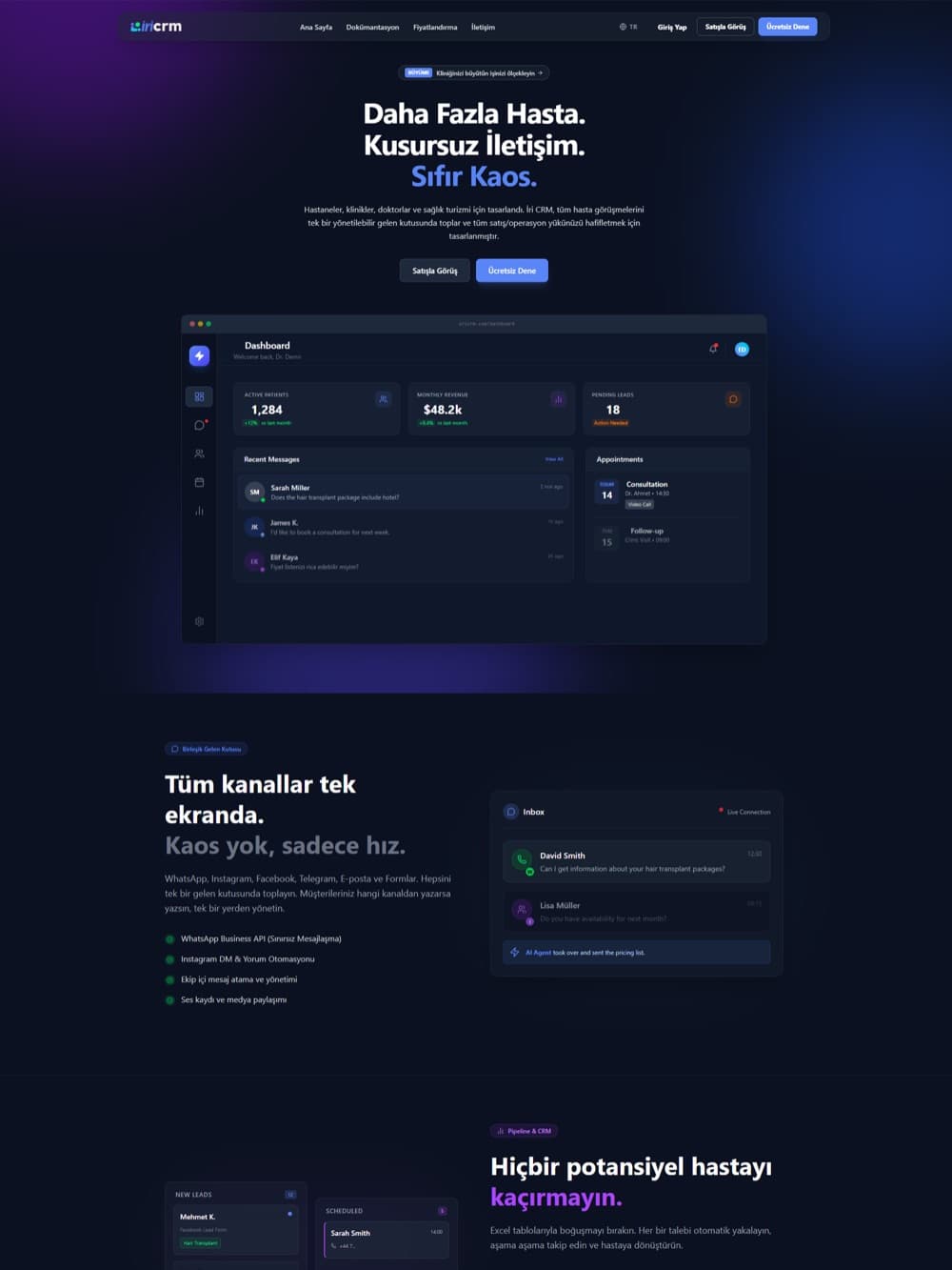 iriCRM Saas Platform